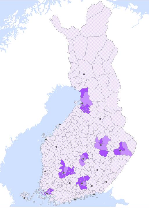 KEHYSKUNTAVERKOSTO 2018 KEHYSKUNTAVERKOSTON KUNNAT 470 000 Asukasmäärä Keskuskuntineen yli 1,5 miljoonaa 19 100 M /vuosi Yritysten liikevaihto