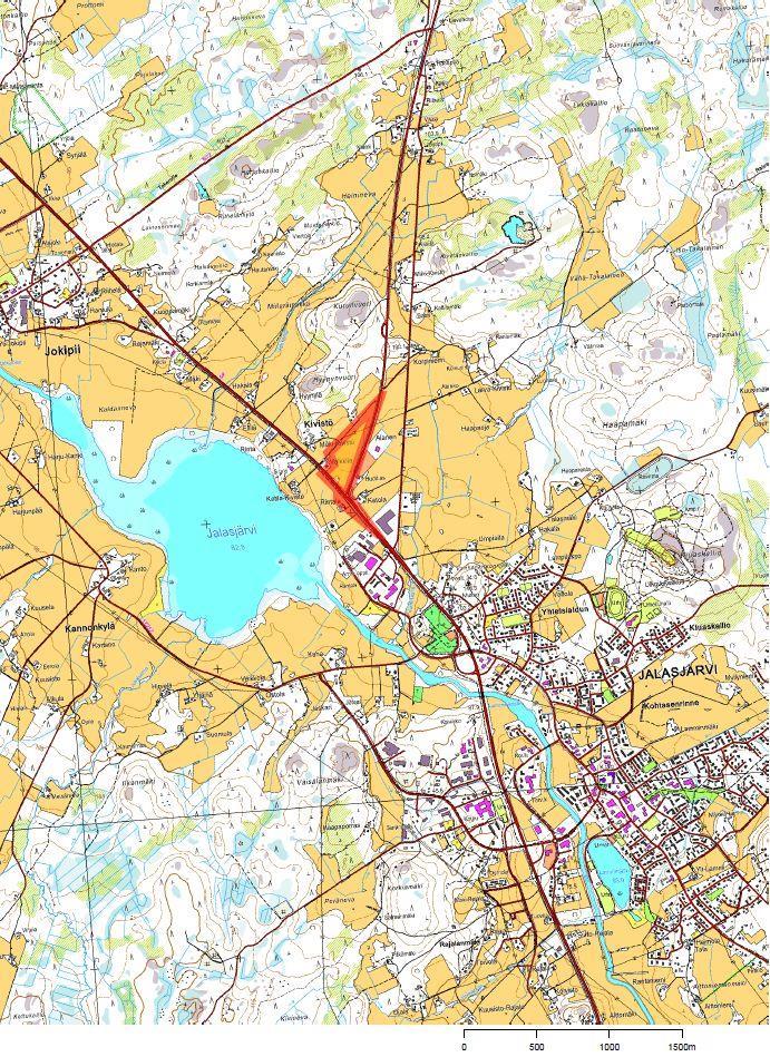 koskien kaupunginosa 19 Jalasjärvi, korttelit 600-603