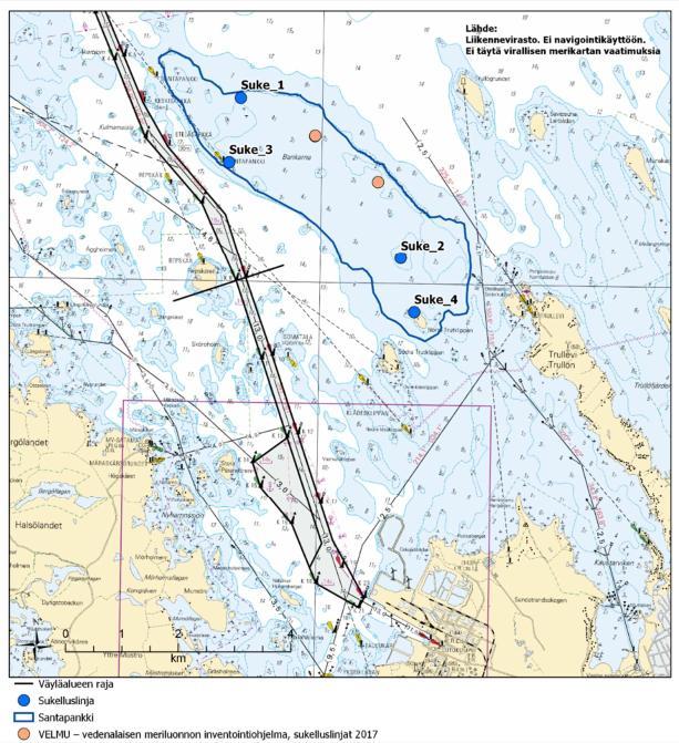 SANTAPANKKI Santapankin alueella kaksi VELMUtutkimuspistettä Täydentävänä kartoituksena tehdään