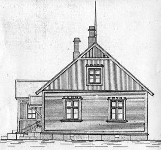 Kuohenmaan kansakoulun julkisivut ja leikkauspiirros Kuohenmaalle on perustettu kansakoulu 1908. Oma koulurakennus valmistui 1920 rakennusmestari Selim Laaksosen suunnitelmien mukaisena.