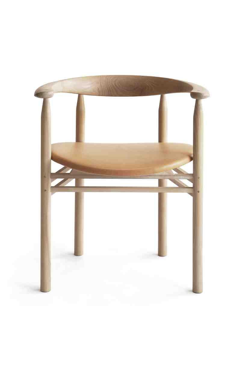 LINEA RMT6 CHAIR design Rudi Merz ash 600mm x 480mm x