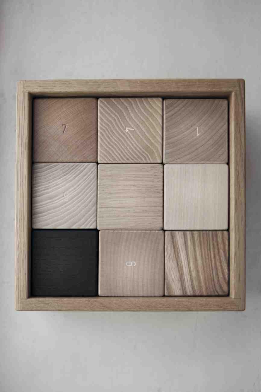 WOOD SPECIES WE USE, FROM LEFT TO RIGHT: FIRST ROW: alder, wood oil mixture ash, wood oil mixture birch, wood oil mixture SECOND ROW: ash, water-based lacquer oak, water-based lacquer birch,