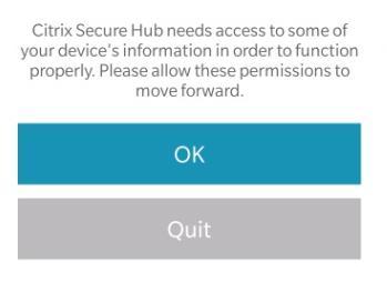 4. Secure Hub pyytää seuraavaksi muutaman