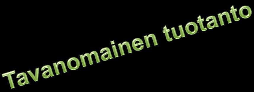 saataisiin ympäristöystävällisempää tuotantoa.