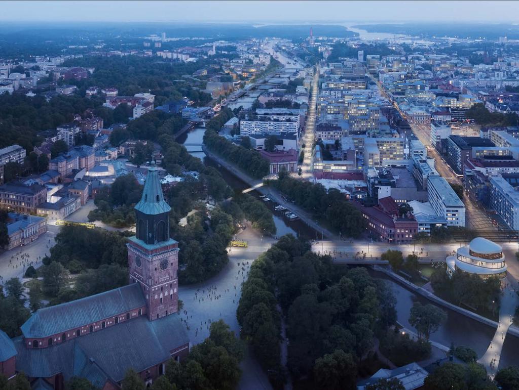 Keskustan kehittäminen Joukkoliikenteen välityskyvyn