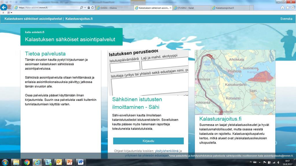 Kalastuksen sähköiset