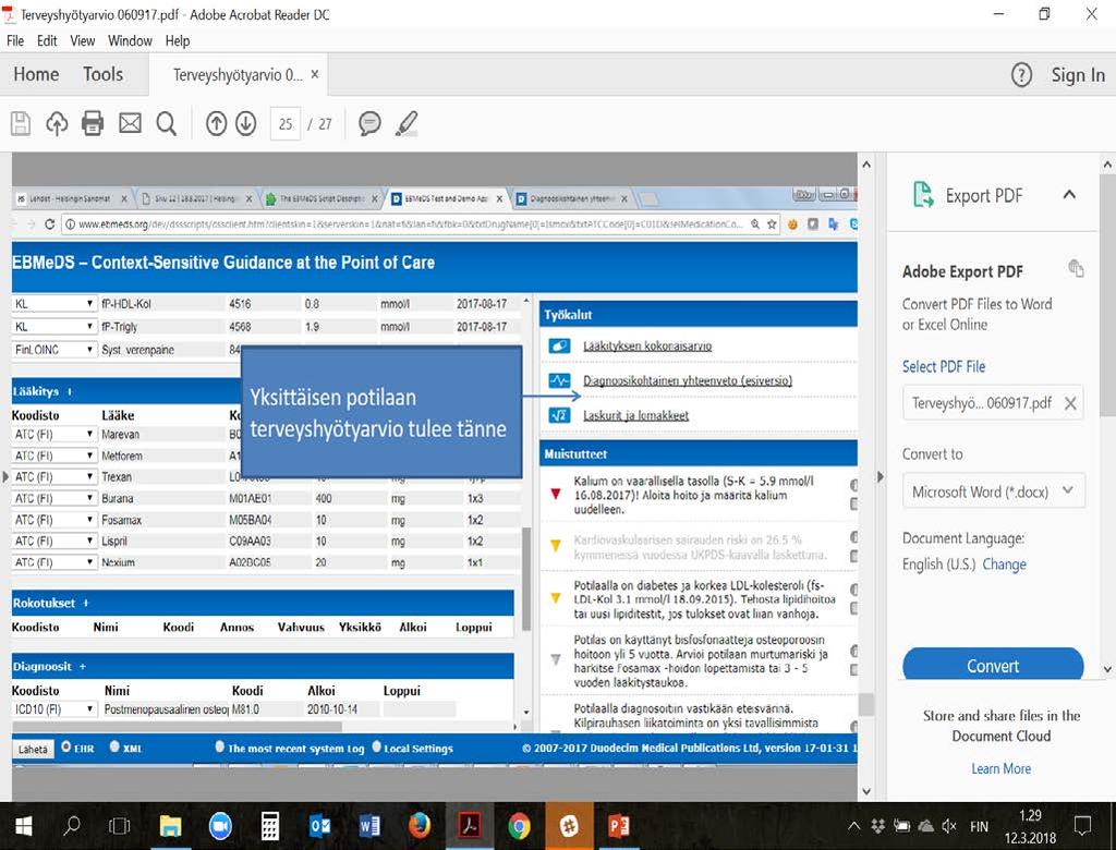 HEALTH ANALYTICS & CLINICAL DECISION SUPPORT (BY TAMPERE UNIVERSITY OF