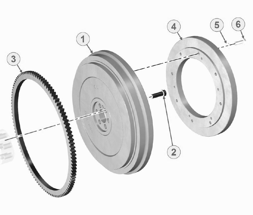 3.3 Vauhtipyörä / Flywheel / LM 387 spare parts catalogue Part no Kit Incl.