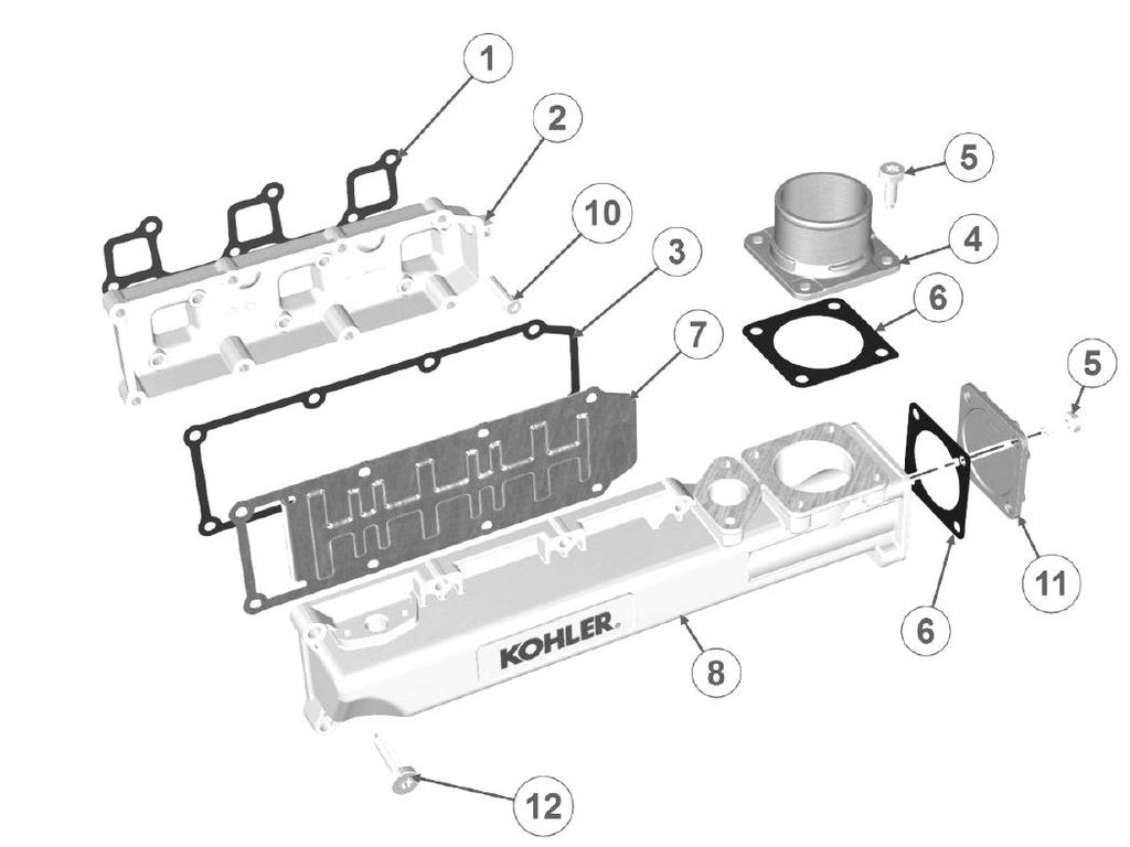 3.24 Imusarja / Air inlet manifold / LM 387 spare parts catalogue Part no Kit Incl.