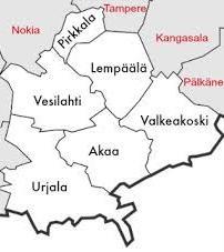 Akaa 17 000 asukasta 2007: Toijala ja Viiala yhdistyivät, 2011 Kylmäkoski mukaan liittoon