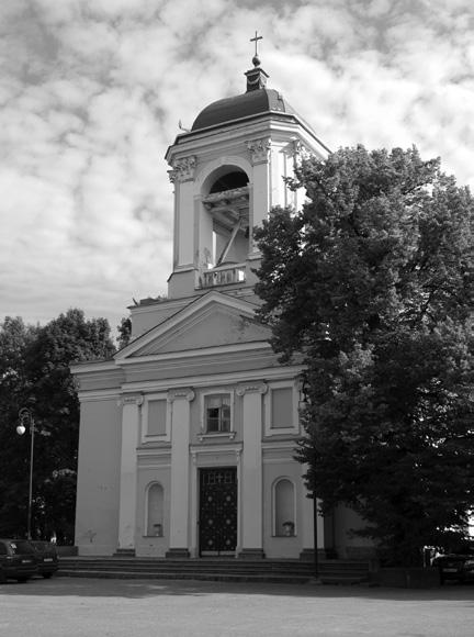 Saksalais-ruotsalaisen seurakunnan uusklassinen Pietarin-Paavalin kirkko. Viipurissa.
