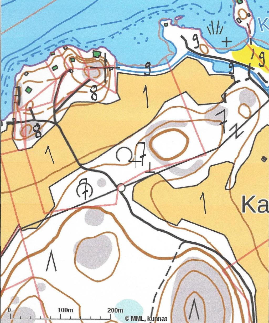 18 Kartta 5: Selvitysalueen kuvioiden sijainti