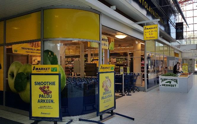 Laskennallinen liiketilatarve Oulunkylässä on noin 45.000 k-m 2, josta keskustapalveluita on 28.400 k- m 2.
