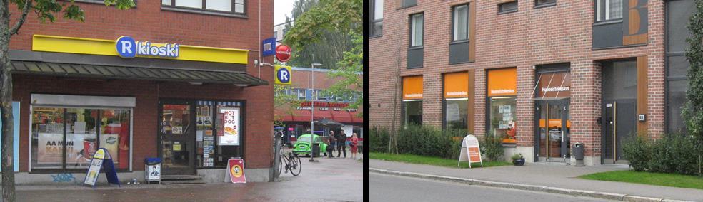 Keskiarvo Myllypuro Jakomäki Pihlajamäki Länsi-Pakila Oulunkylä Käpylä Pt-kauppa Erikoiskauppa Ravintolat ja kahvilat Kaupalliset palvelut Tiva, autokauppa, huoltamot Muut Vattuniemi Jätkäsaari