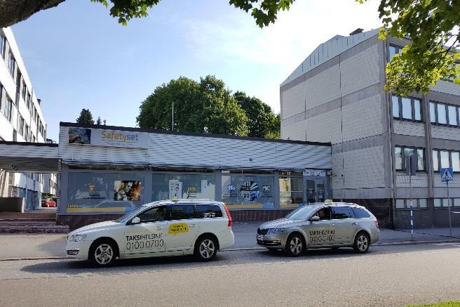 kävelyreittejä ja sisääntuloja.