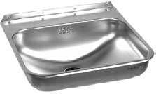 Varusteet: ylijuoksupohjaventtiili, vesilukko, tulppa ja ketju, kannakkeet. Altaan syvyys 140 mm.