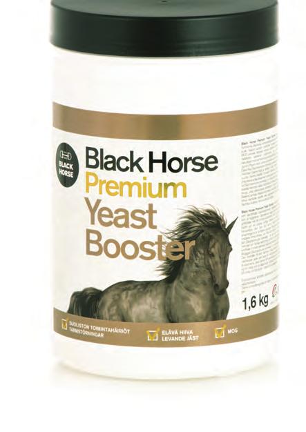 Maha, suolisto Yeast Booster 1,6 kg Yeast Booster Erityisravinnoksi tarkoitettu täydennysrehu hevosille fysiologisen ruuansulatuksen vakauttamiseen.