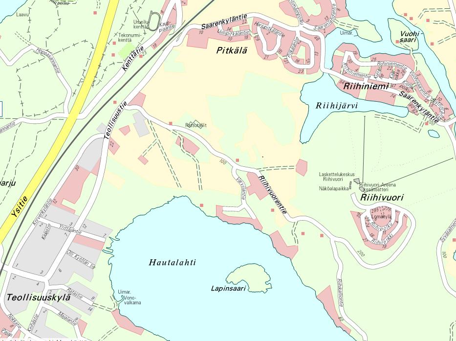 Osallistumis- ja arviointisuunnitelma (OAS) 2(8) 1. Suunnitelman nimi ja suunnittelualue Suunnittelualue sijaitsee Muuramen kunnan keskustasta noin 2, 5 km etelään ja se rajautuu Päijänteen rantaan.