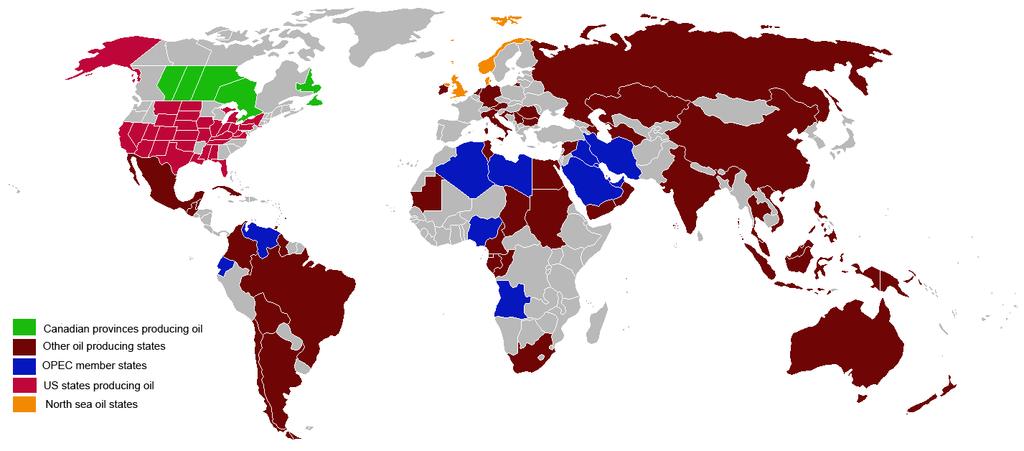 Öljydollareita Vaurastuminen Öljykriisi vuonna 1973 moninkertaistaa öljyn hinnan. OPEC (Saudi-Arabia) pystyy säätelemään öljyntuotantoa ja hintaa.