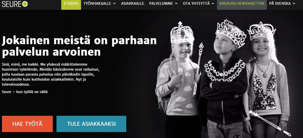 Työhakemuksen täyttäminen Näin haet työtä Seurelta 1.