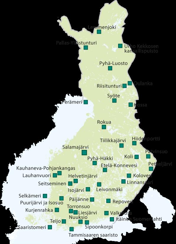 Metsähallituksen Luontopalvelut hoitaa arvokkainta suomalaista luontoa Hoidamme kaikkia luonnonsuojeluun ja