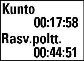 Kesto Harjoituksen kesto Kalorit Harjoituksen aikana poltetut kalorit Keskisyke* Keskisykkeesi harjoituksen aikana