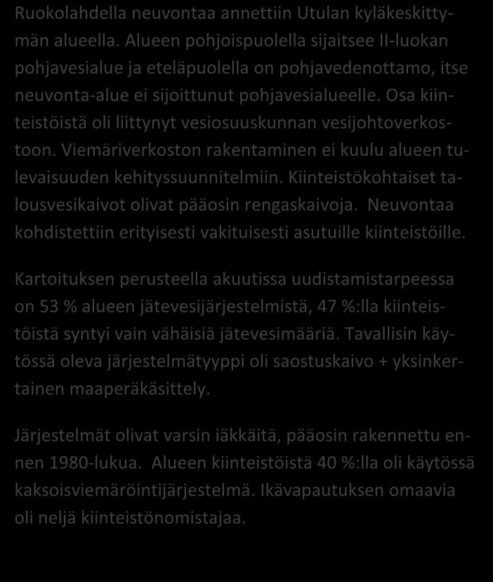 Ruokolahdella neuvontaa annettiin Utulan kyläkeskittymän alueella.
