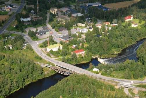 3.3 Rakennettu ympäristö Taajamakuva ja -rakenne Koskenkorvan taajaman kaupallinen keskus Koskitien varrella (Mika Ruutianen 2007). Koskenkorvan taajama on eteläpohjalainen jokivarsikylä.
