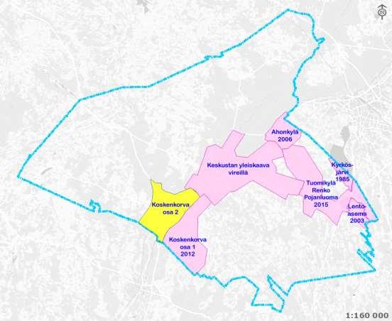 Kauhajoki-Seinäjoki-Kauhava -käytävän kehittämisalue Merkinnällä osoitetaan Kauhajoki-Seinäjoki-Kauhava vyöhykkeen kasvualueet, jossa sijaitsevat merkittävimmät asutus-, työpaikka- ja