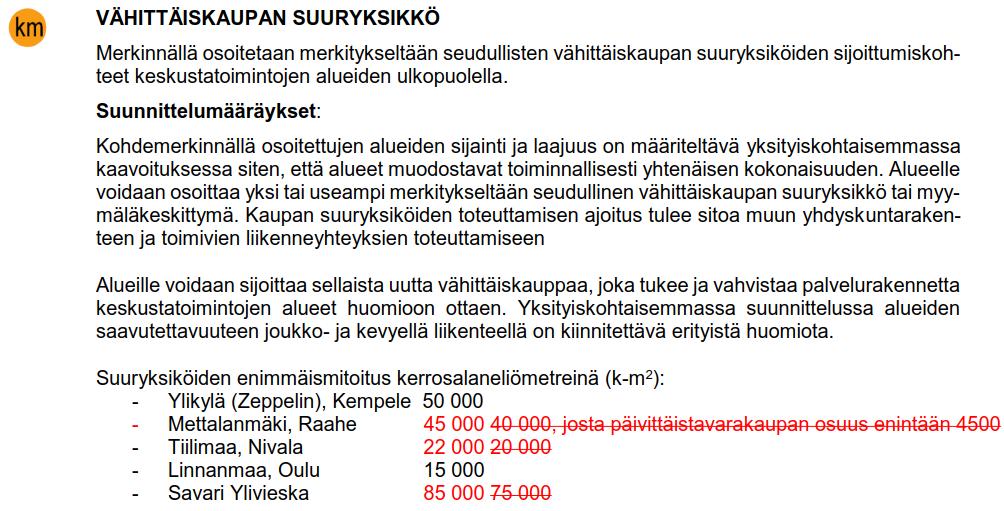 viheryhteystarpeisiin, jotka ovat