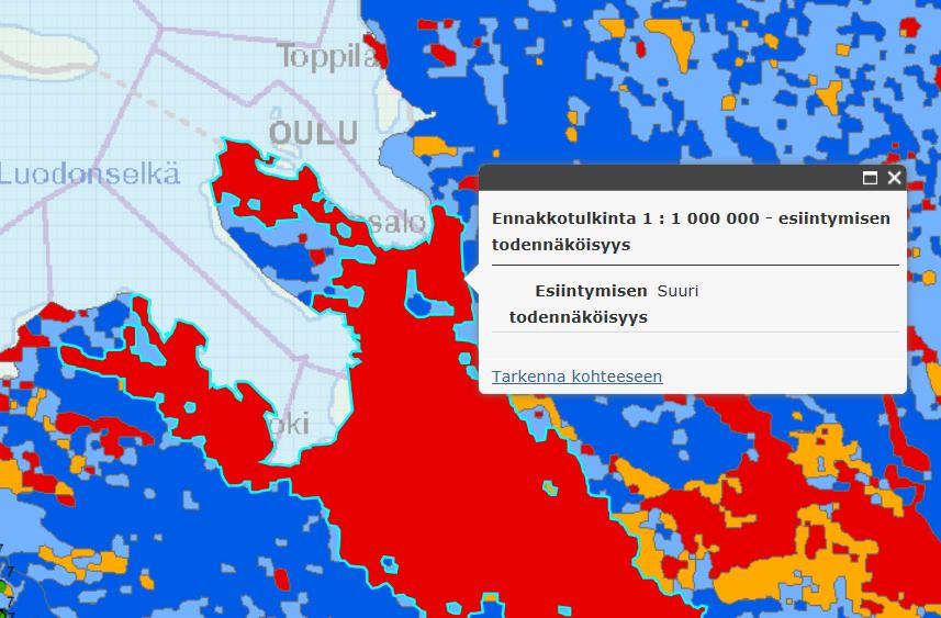 Potentiaalisesti happamat sulfaattimaat Limingan lakeuden, Kempeleen ja Oulun alueella esiintyy happamia tai potentiaalisesti happamia sulfaattimaita. GTK:n palvelussa http://gtkdata.gtk.fi/hasu/index.