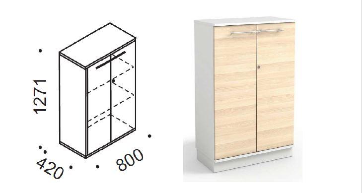 Cabinet options K2: cabinet with sliding doors (TEAM