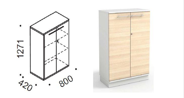 Cabinet options K2: cabinet with sliding doors (TEAM