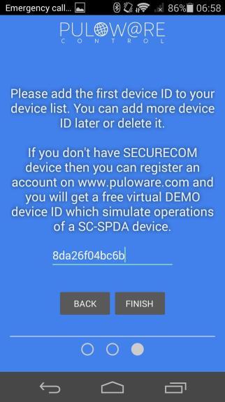When you start the application first time, a setup wizard requires an