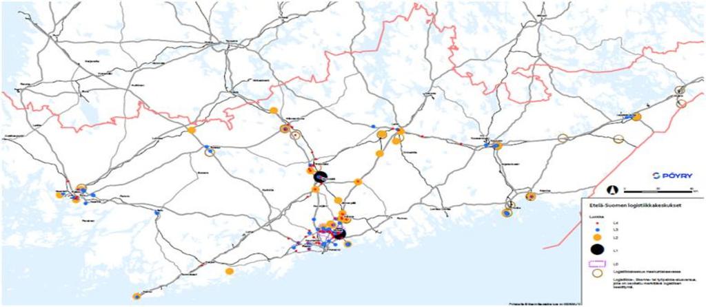 Juuso Pulli, Heikki Lahtinen & Jorma Härkönen ESLogC: ETELÄ-SUOMEN LOGISTIIKKAKESKUSJÄRJESTELMÄN KEHITTÄMINEN Logistiikkakeskukset ovat kehittyneet viime vuosina merkittäviksi logistiikan