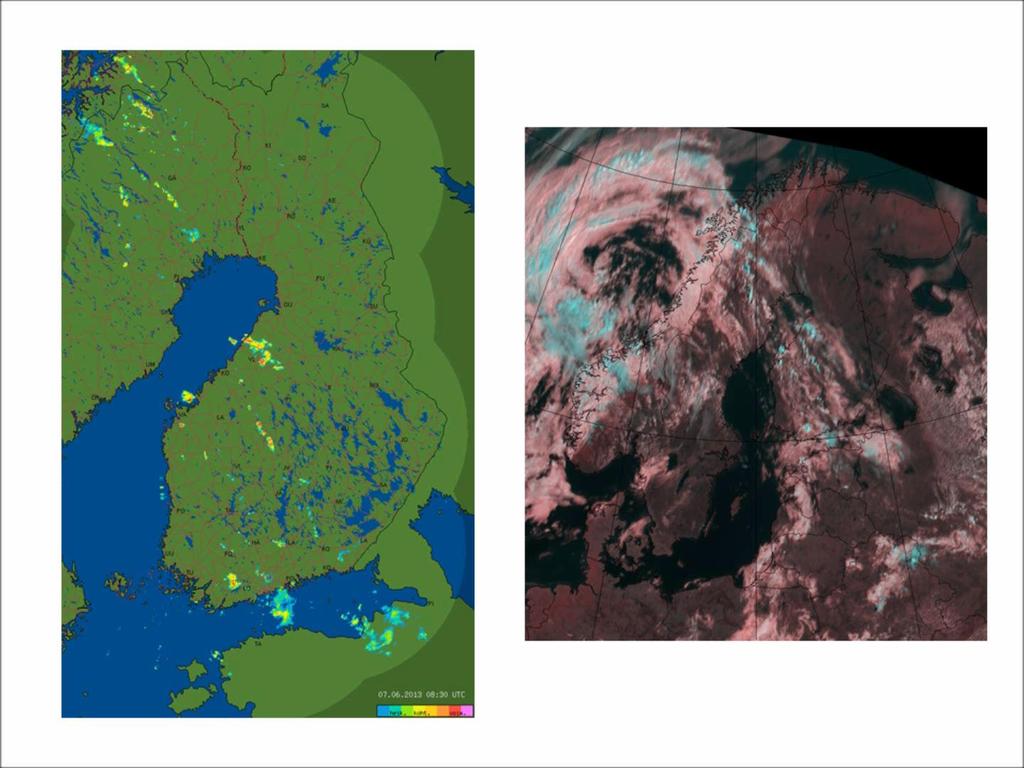 Seuraavaksi tarkastellaan päivän konvektion kehitystä