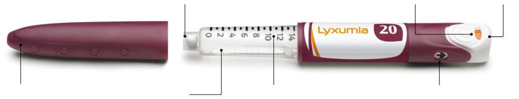 Pistä vain yksi annos vuorokaudessa. Yksi Lyxumia-kynä sisältää 14 valmiiksi asetettua annosta. Annoksia ei tarvitse valita yksitellen.