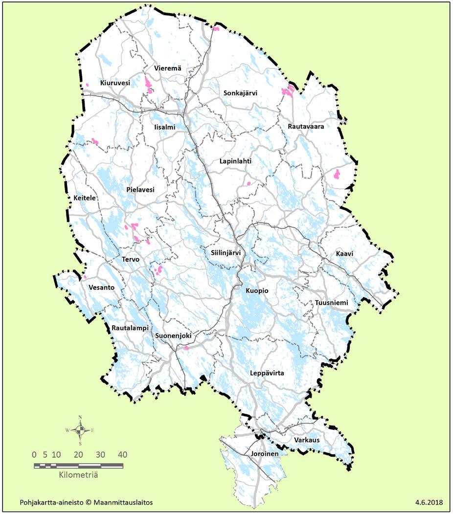 76 EO1 27.702 Hukkaviidansuo Lapinlahti 52 ha EO1 25.713 Aitosuo Pielavesi 54 ha EO1 25.714 Soidinsuo Pielavesi 132 ha EO1 25.717 Kumpusensuo Pielavesi 104 ha EO1 44.