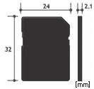 Korttimalli (Form Factor) Nykyisellään markkinoilla on kahdenlaista SD (Secure Digital) muistikorttia. Perinteistä täysikokoista, sekä pienempää micro-kokoista.