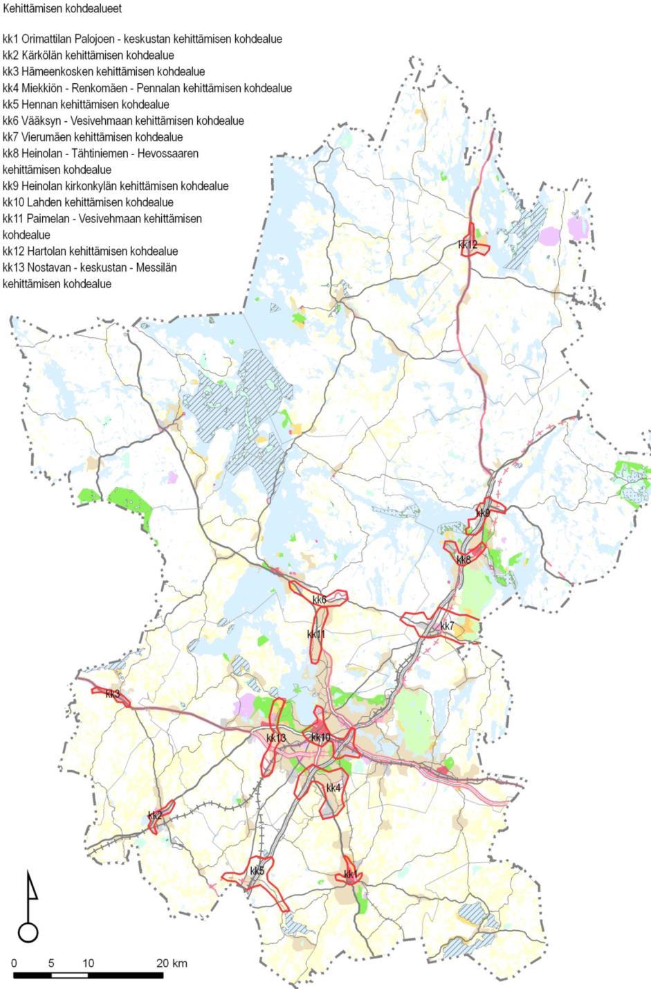kk5 Hennan kehittämisen kohdealue Valtuustokausi 2013-17 Hennan alue mukaan lukien Tuuliharjan liittymän ympäristö on edistynyt useiden toimenpiteiden johdosta.