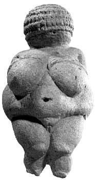 Willendorffin Venus, naista esittävä pienoisveistos n. 30 000-25 000 ekr.