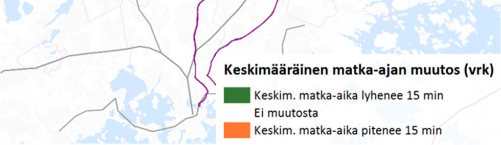 Malli ei huomioi esimerkiksi järjestettyjä vaihtoyhteyksiä bussien ja junien välillä.