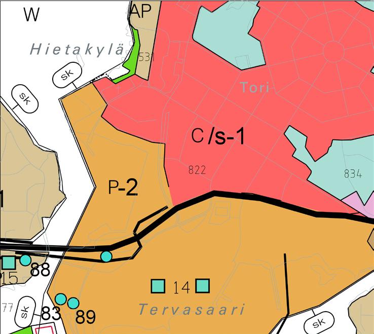 6 (10) Keskeisten alueiden yleiskaava Haminan keskeisten alueiden yleiskaava on hyväksytty kaupunginvaltuustossa 20.3.2006 ja se on saanut lainvoiman 5.11.2008.