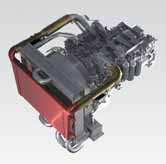Korkea tuottavuus & alhainen polttoaineen kulutus Pienikulutuksinen ecot3 -moottori Täyttää EU Vaihe IIIA -vaatimukset Kokoluokkansa paras tyhjennyskorkeus Komatsun SAA6D107E-1 -moottori kehittää