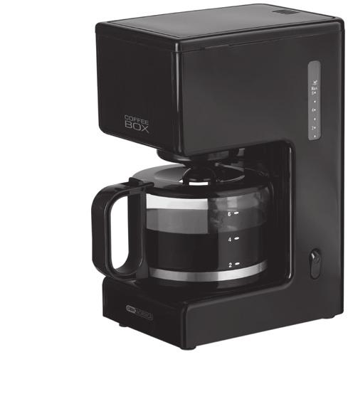 OBH Nordica coffee maker Before use Before the coffee maker is used for the first time, please read the instruction manual carefully and save it for future use. 4 Description 1.