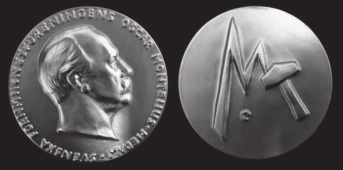 Knut Drake on ensimmäinen suomalainen Oscar Montelius -mitalin saaja.