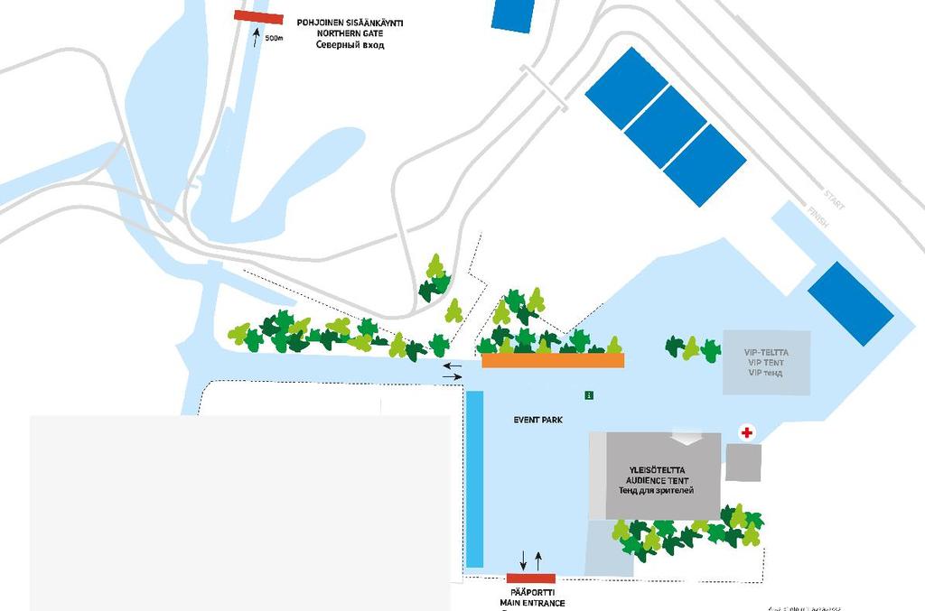 6 MYYNTIPISTEET EVENT PARKISSA 2018 Vuodelle 2018 olemme päivittäneet myyntipisteiden sijoittelua.