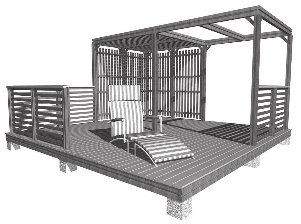 PERGOLA 8 4800 x 4800 mm TIMBER