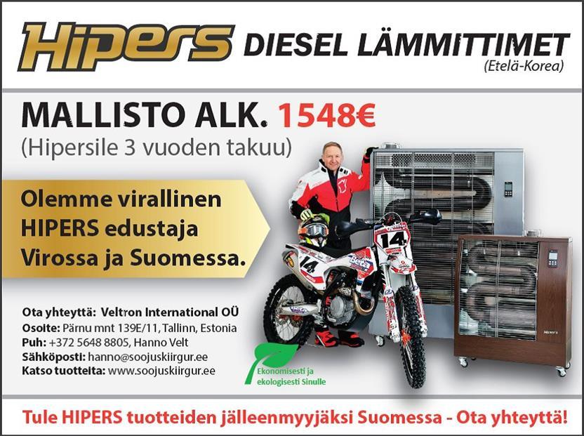 2 Topi Haarala AMK KTM 4 Tomi Kyyrö WCRC Honda 8 Antti Lahtinen KonnMK/UA KTM 77 Juuso Tani KaMK Yamaha 89 Juho Heimonen SaarMPU Honda 102