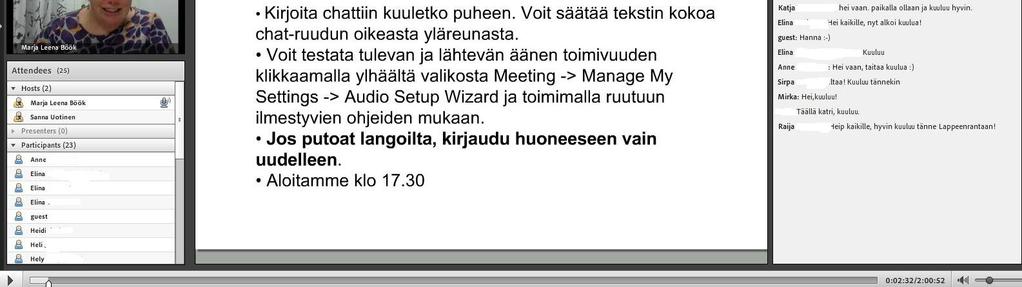 osallistujaluettelo
